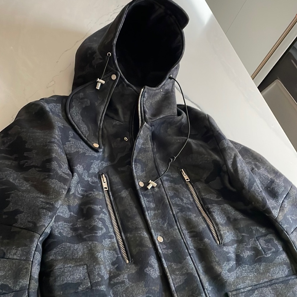 The Kooples wool blend coat size 52 IT L US made in Romania new without tags